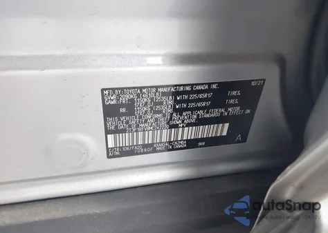 2021 Toyota Rav4 Xle z USA, uszkodzony, nr VIN 2T3P1RFV8MC242220